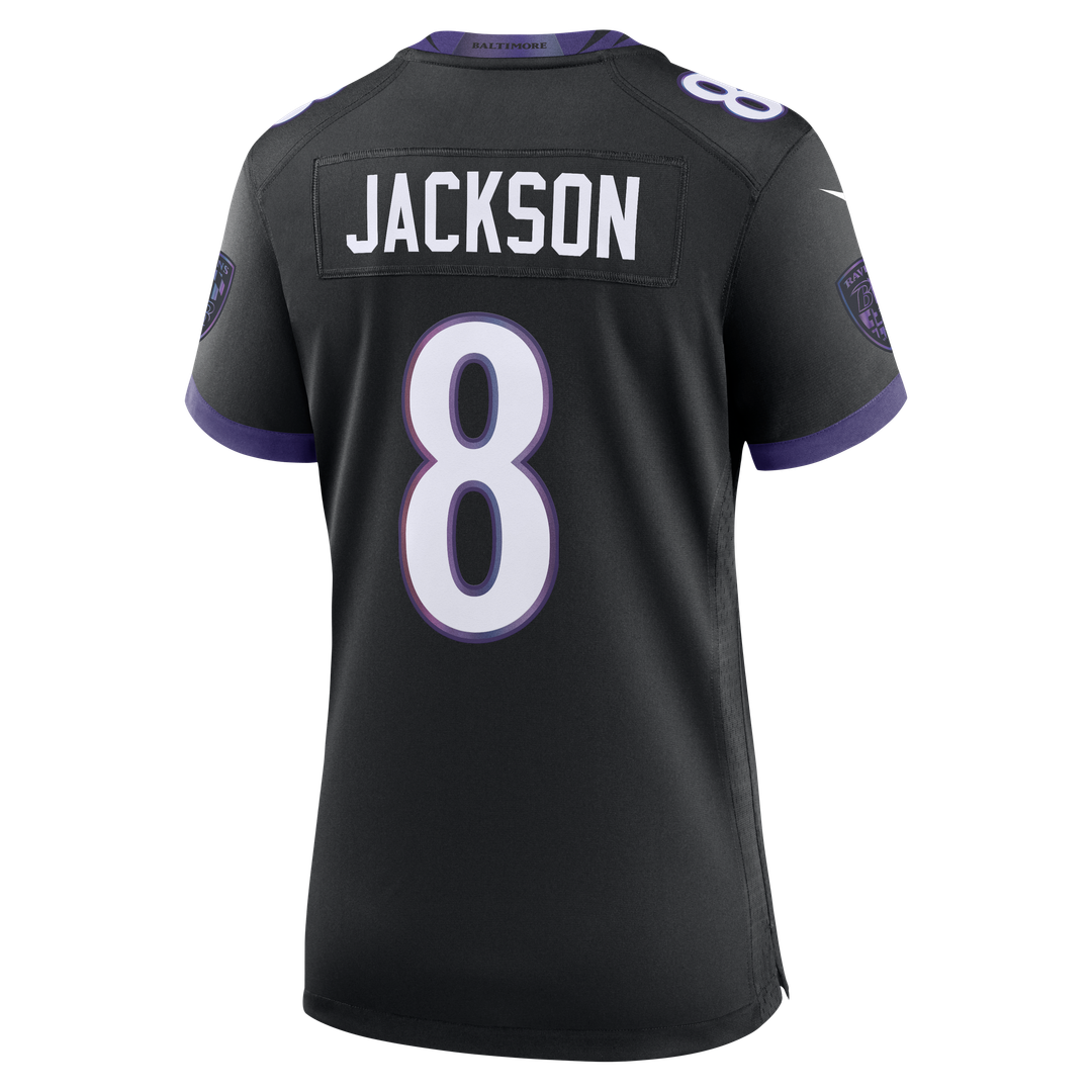 Lamar Jackson Baltimore Ravens Women's Alternate Jersey - Black