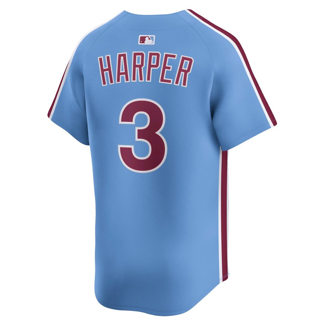 Bryce Harper Philadelphia Phillies Alternate Jersey - Light Blue