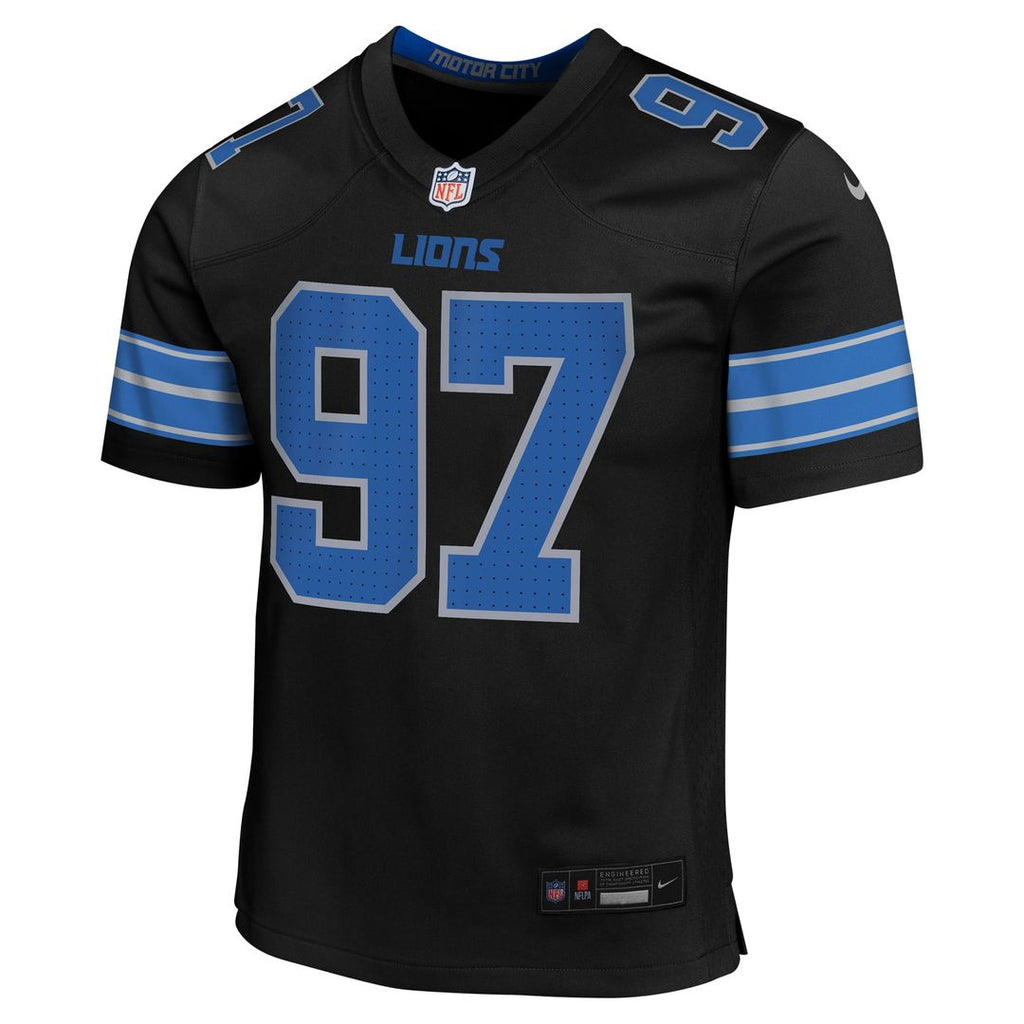 Aidan Hutchinson Detroit Lions Youth Jersey - Black