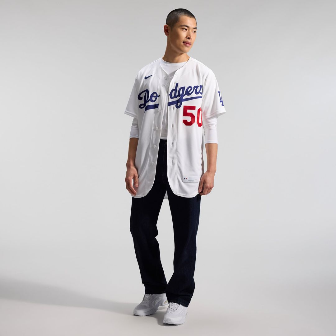 Mookie Betts Los Angeles Dodgers Home Jersey - White