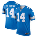Amon-Ra St. Brown Detroit Lions Legend Player Performance Top - Blue