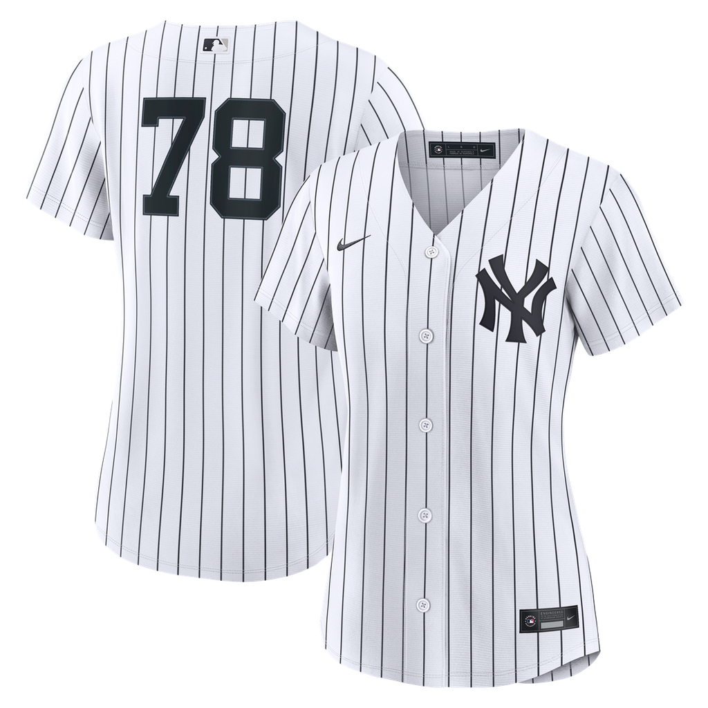 Spencer Jones New York Yankees Women's Home Jersey - White