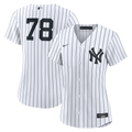Spencer Jones New York Yankees Women's Home Jersey - White