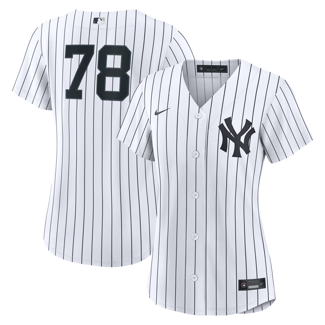 Spencer Jones New York Yankees Women's Home Jersey - White