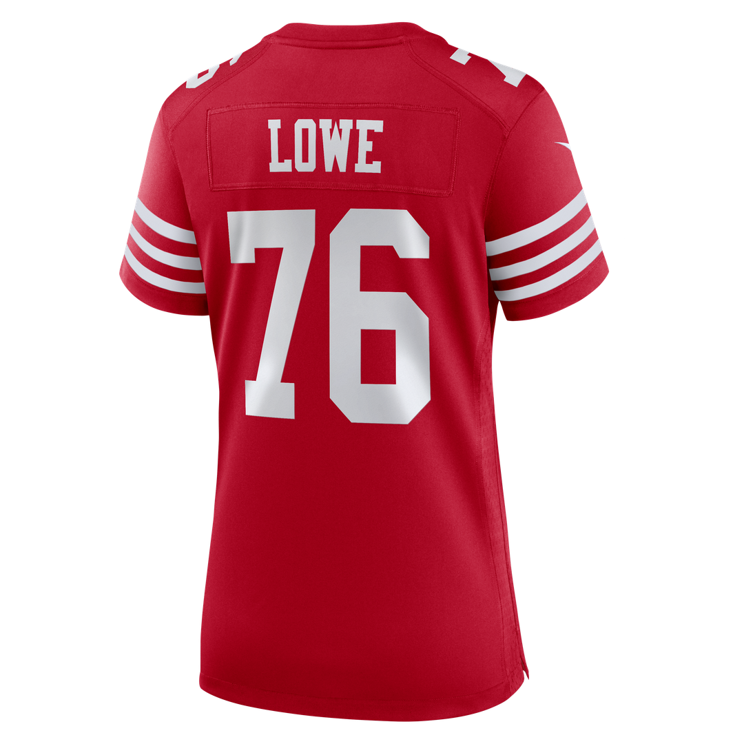 Vederian Lowe San Francisco 49ers Women's Team Jersey - Scarlet