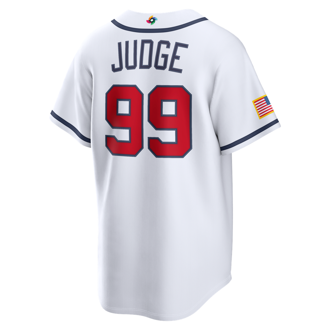 Aaron Judge USA Baseball 2026 World Baseball Classic Home Jersey - White