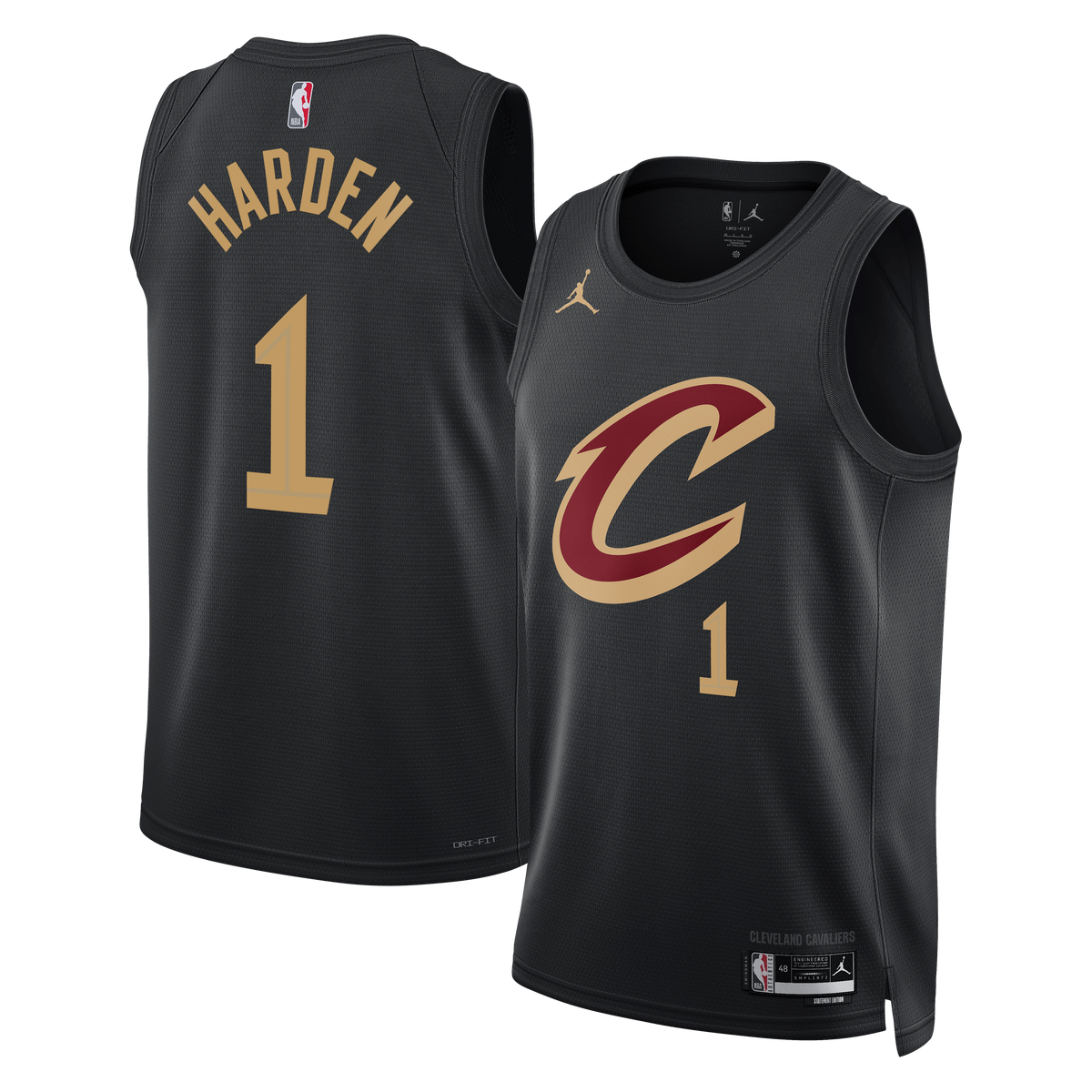 Cleveland Cavaliers Jersey - Black - James Harden - Unisex