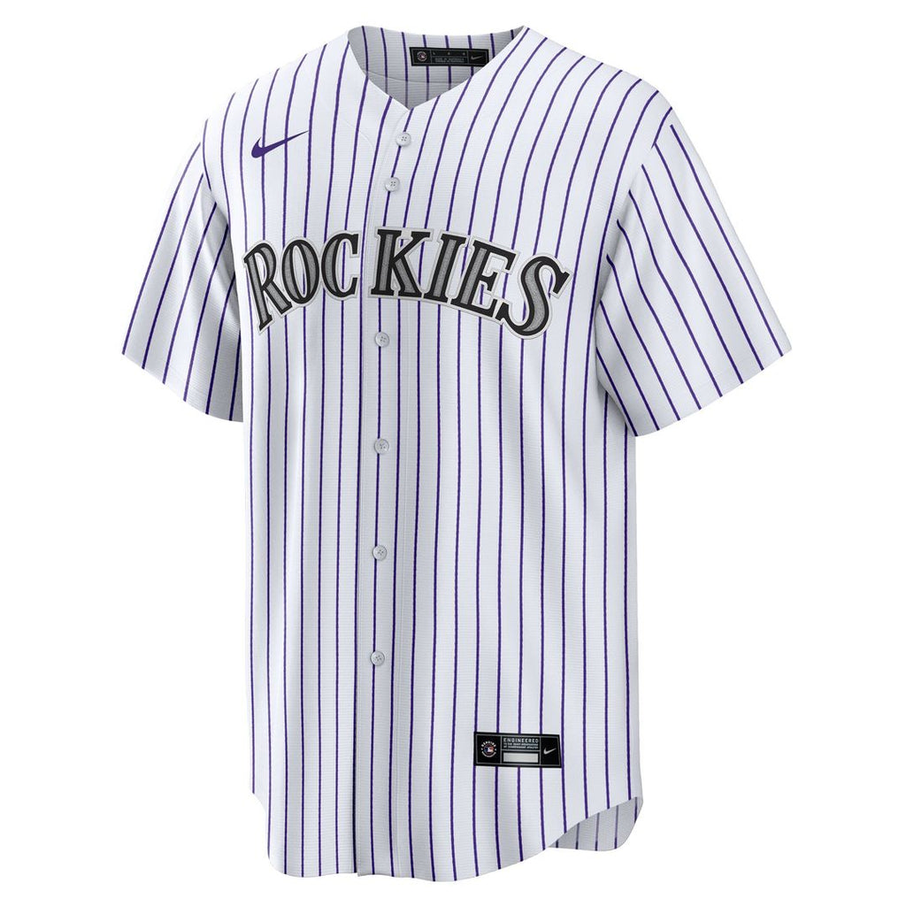 Tyler Freeman Colorado Rockies Youth Home Jersey - White