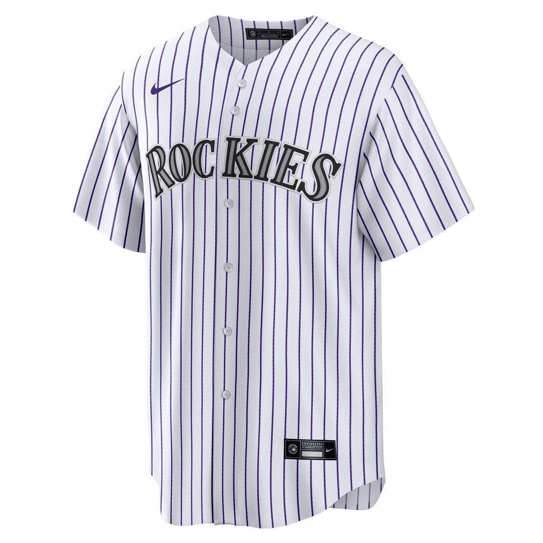 Tyler Freeman Colorado Rockies Youth Home Jersey - White