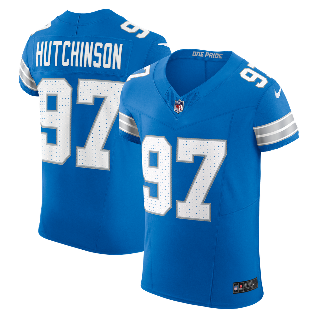 Aidan Hutchinson Detroit Lions Team Elite Jersey - Blue