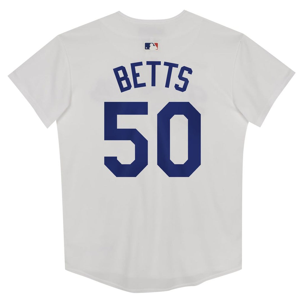Mookie Betts Los Angeles Dodgers Preschool Home Jersey - White