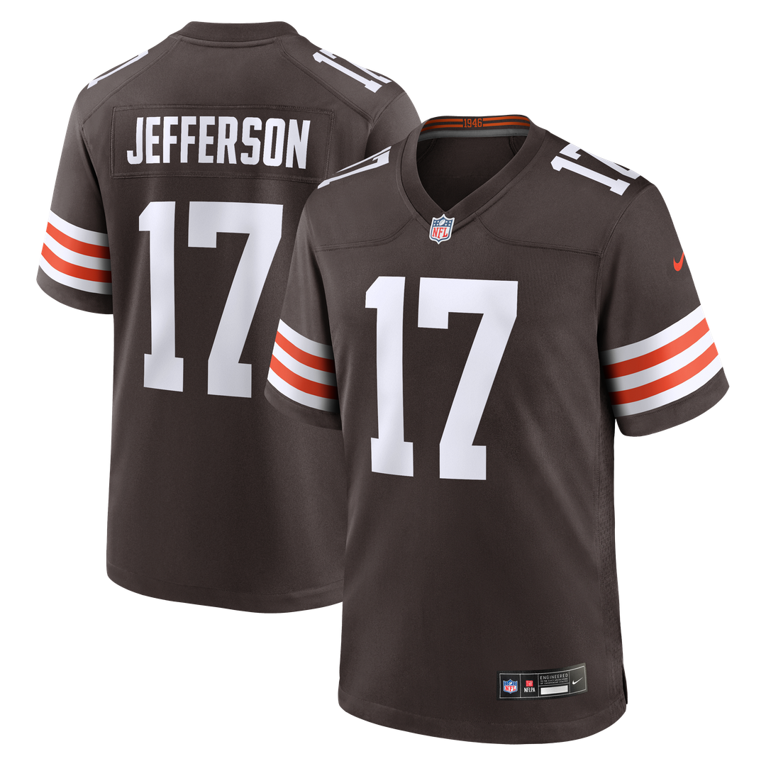 Justin Jefferson Cleveland Browns Jersey - Brown