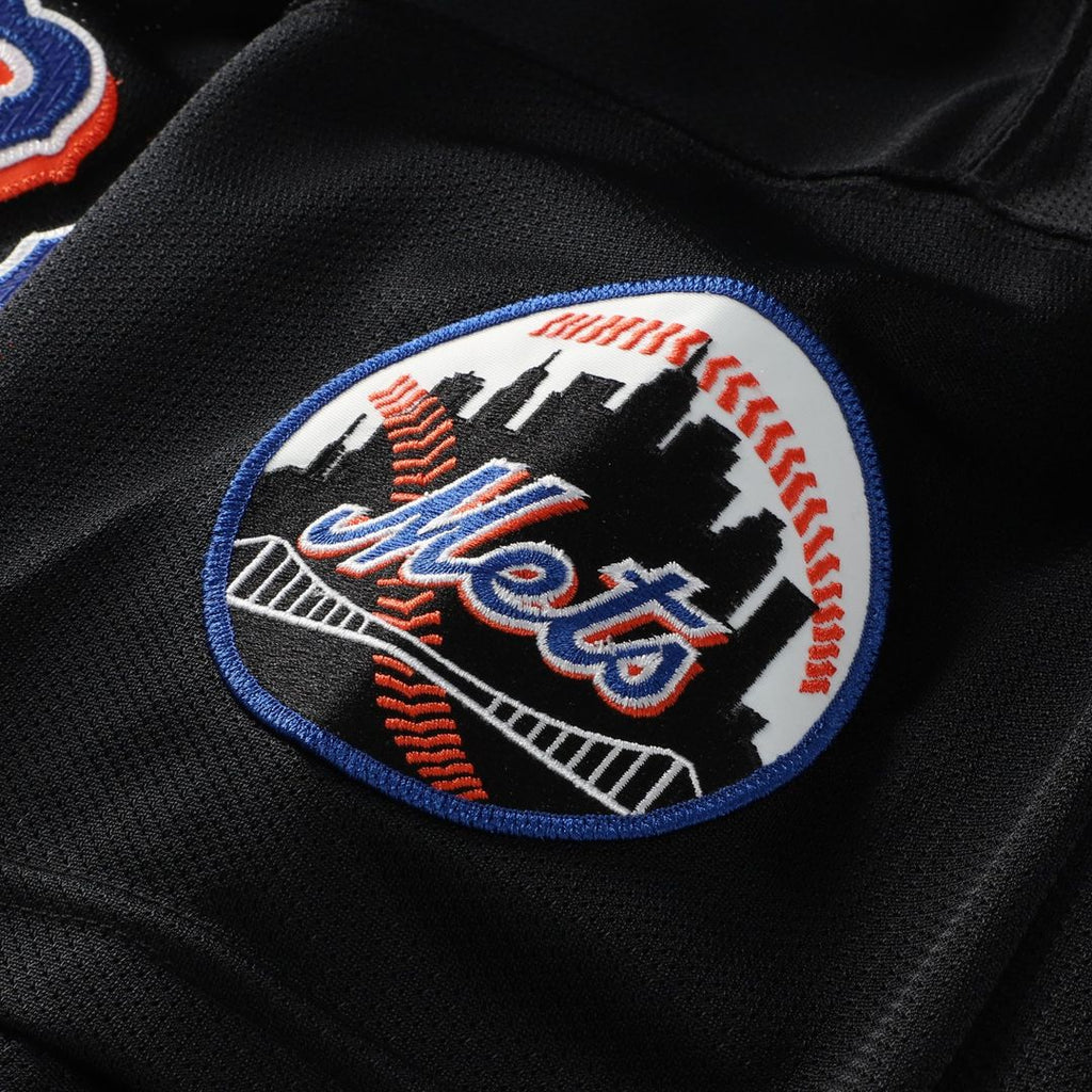 Mike Piazza New York Mets Big & Tall Cooperstown Mesh Jersey - Black