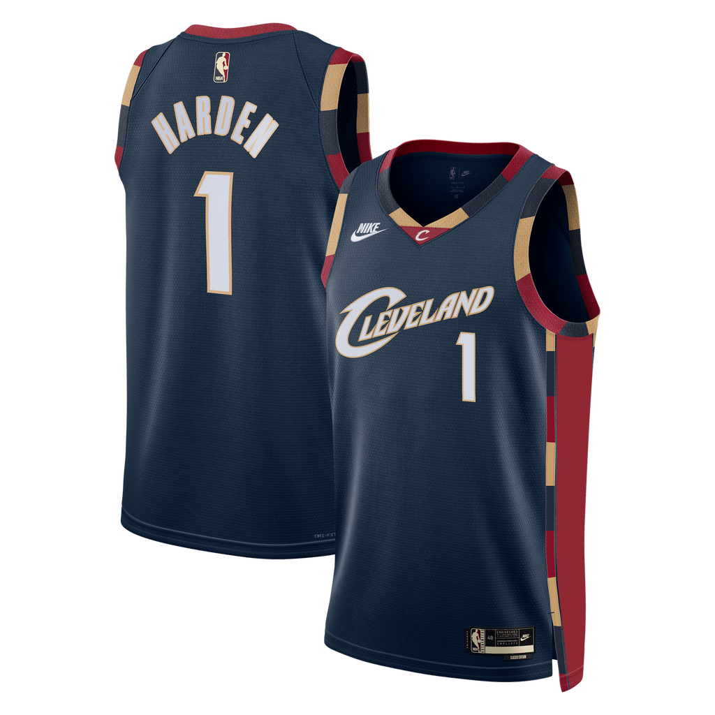 Cleveland Cavaliers Jersey - Navy - James Harden - Unisex