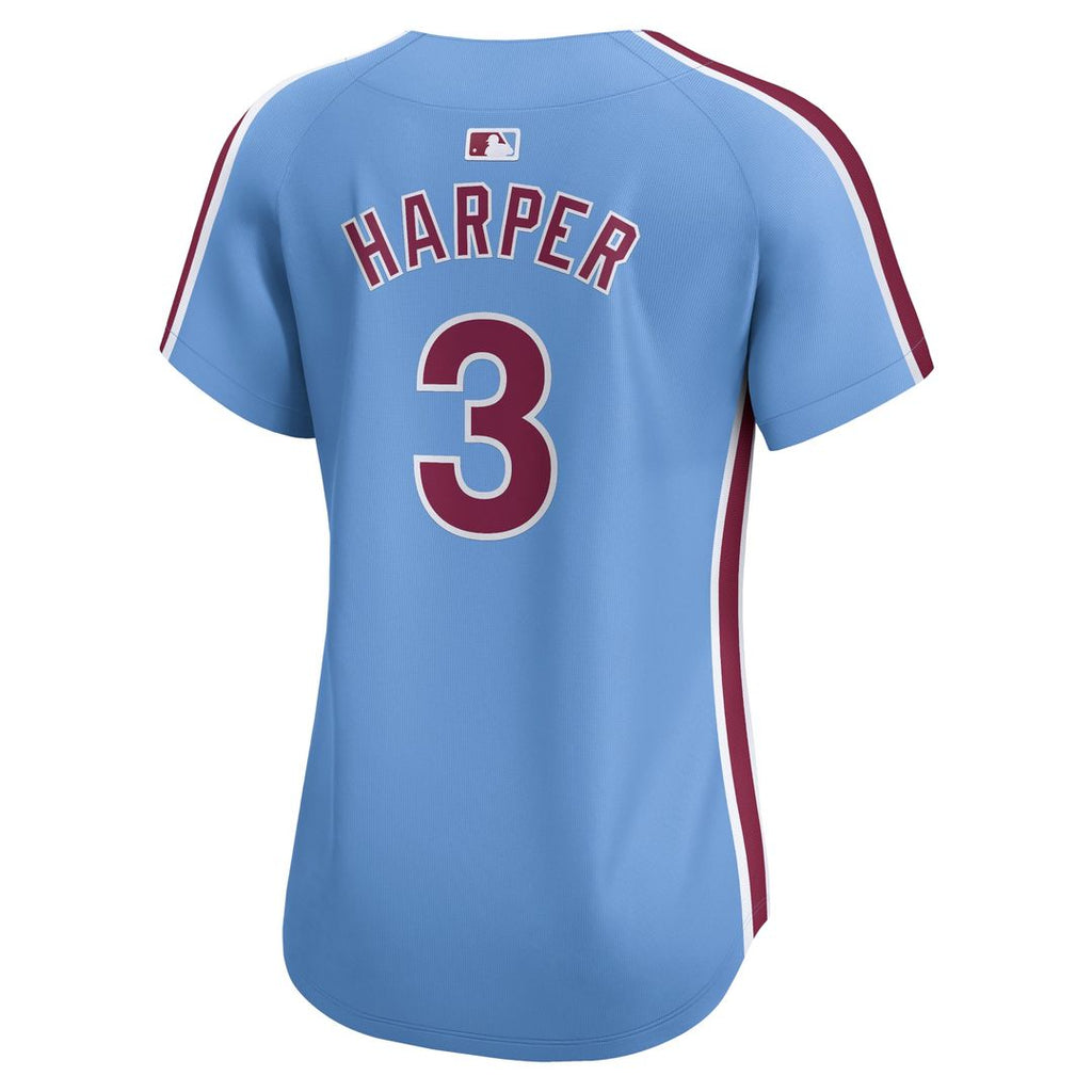 Bryce Harper Philadelphia Phillies Women's Alternate Jersey – Light Blue