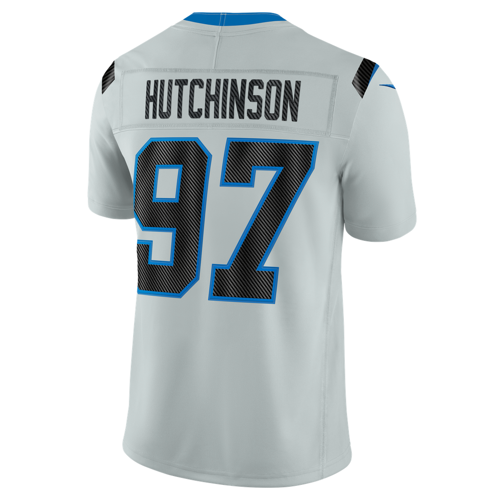 Aidan Hutchinson Detroit Lions 2026 Rivalries Collection Stitched Jersey - Silver