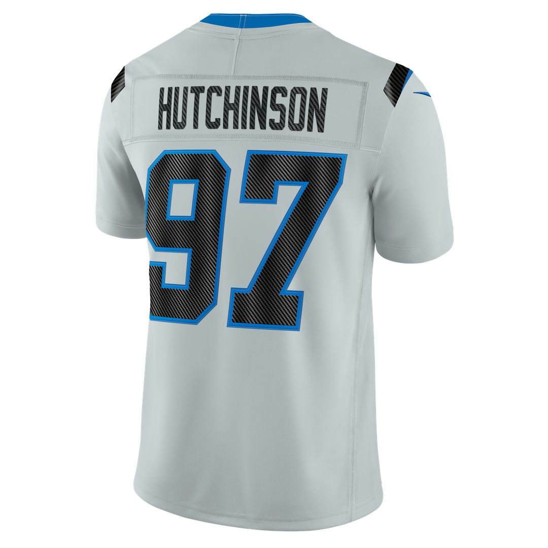 Aidan Hutchinson Detroit Lions 2026 Rivalries Collection Stitched Jersey - Silver