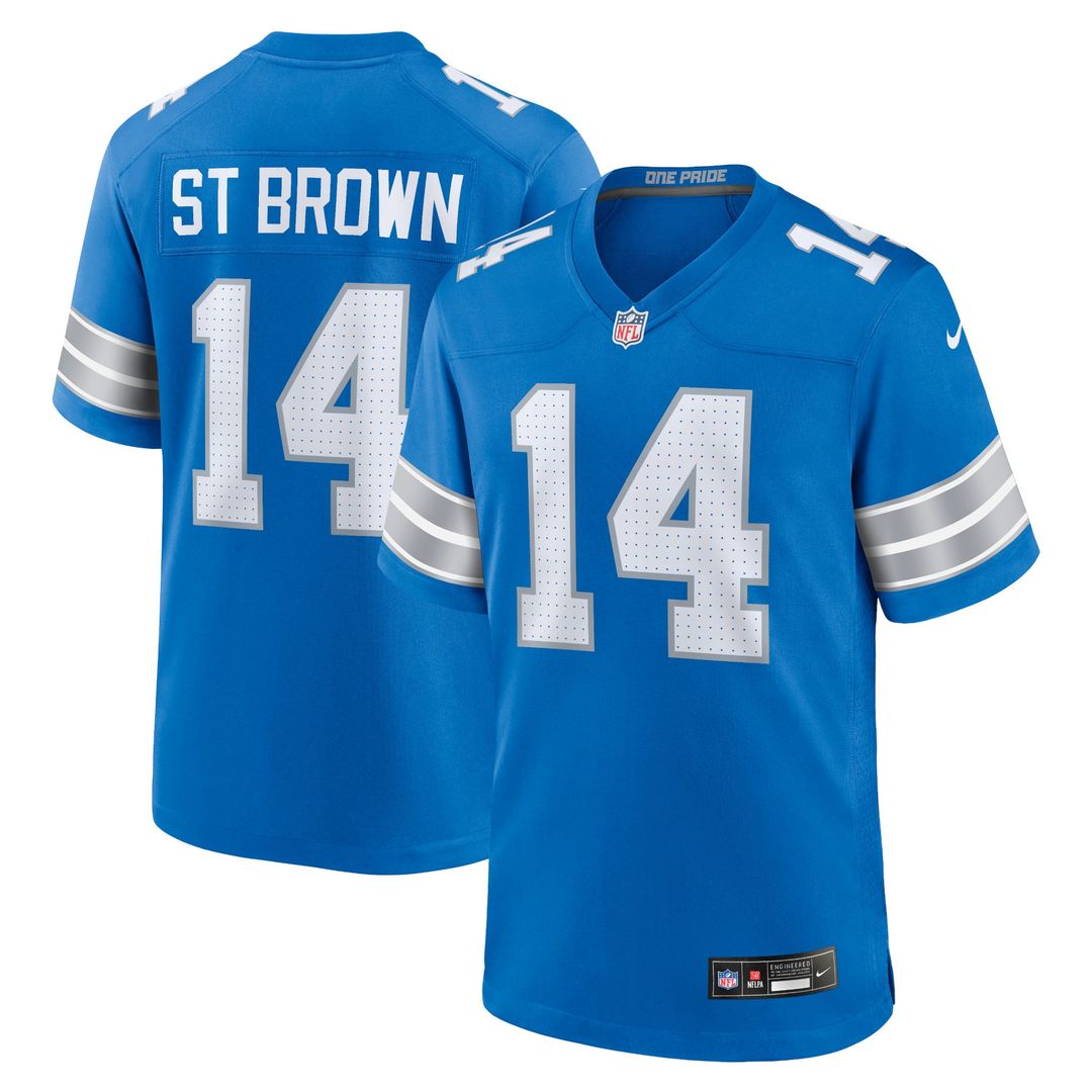 Amon-Ra St. Brown Detroit Lions Jersey - White