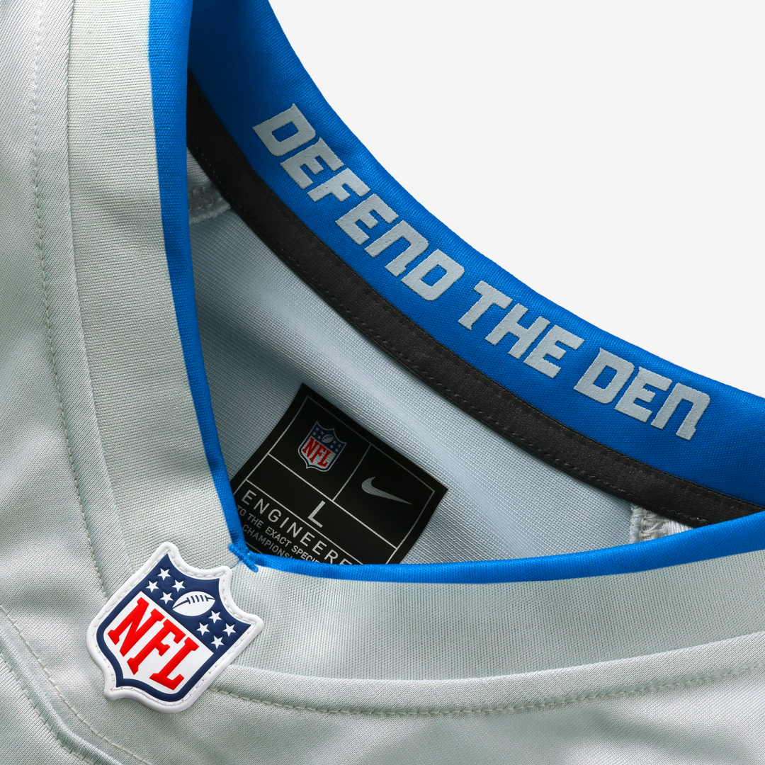 Aidan Hutchinson Detroit Lions Women's 2026 Rivalries Collection Jersey - Silver