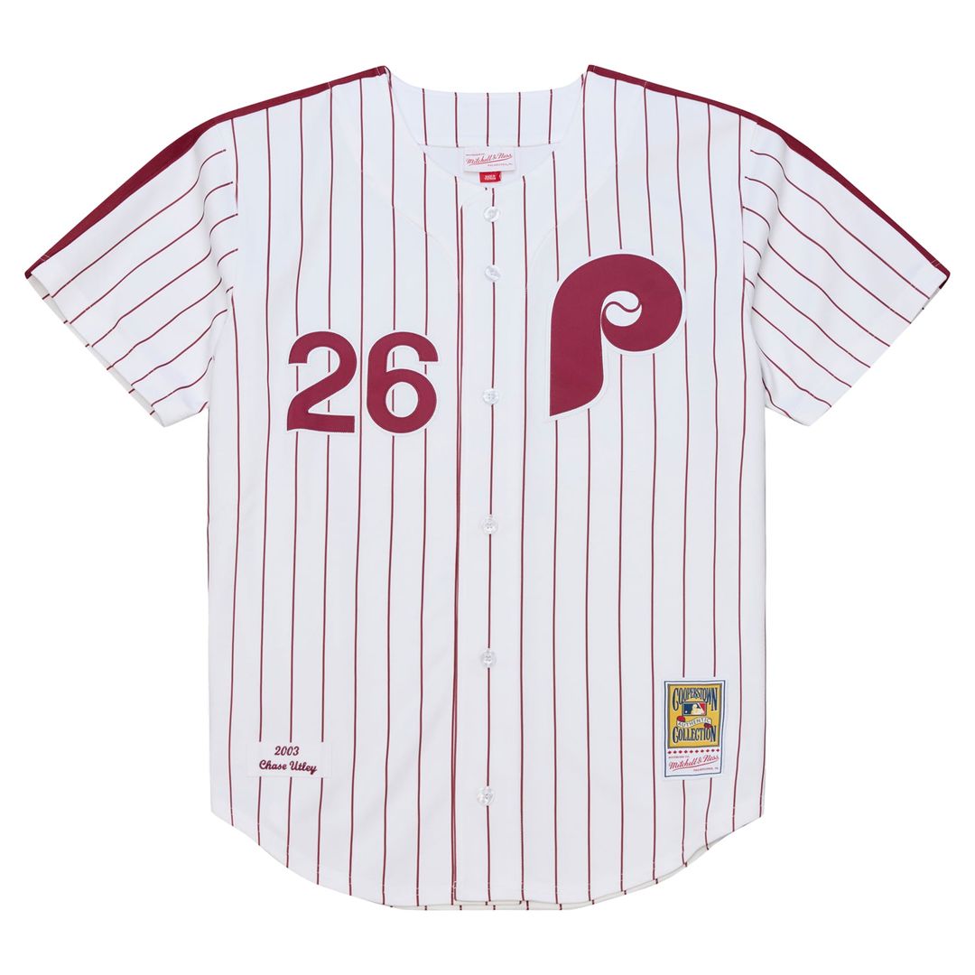 Chase Utley Philadelphia Phillies 2003 Jersey - White