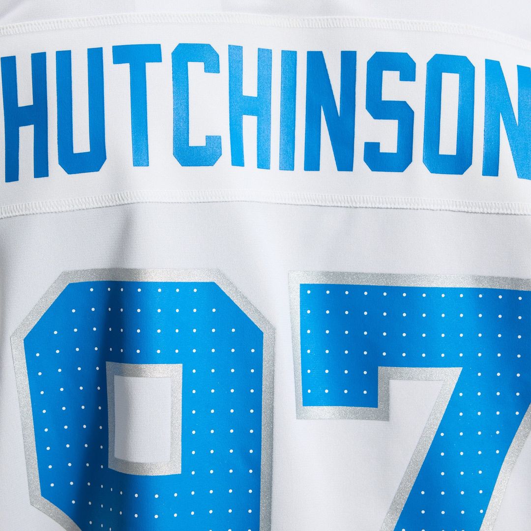 Aidan Hutchinson Detroit Lions Jersey - White