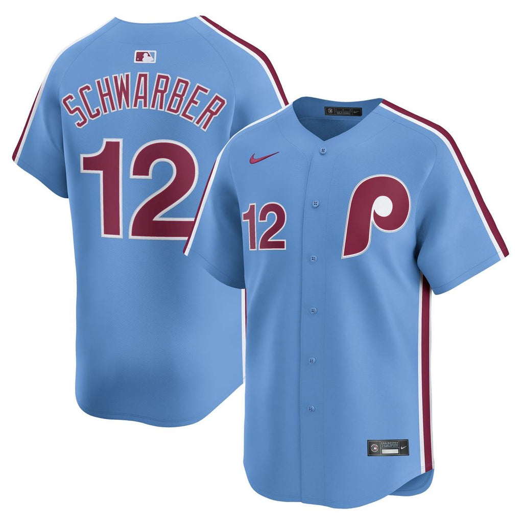 Kyle Schwarber Philadelphia Phillies Alternate Jersey - Light Blue