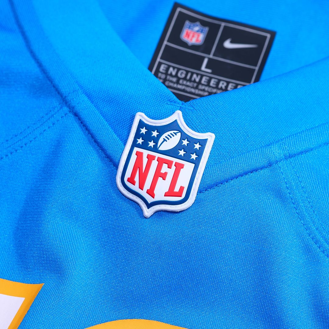 Derius Davis Los Angeles Chargers Team Jersey - Powder Blue