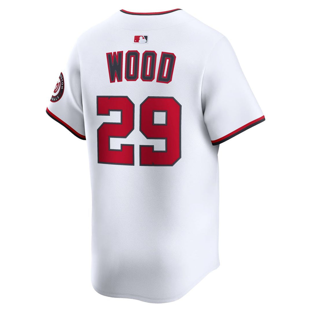 James Wood Washington Nationals Home Jersey - White