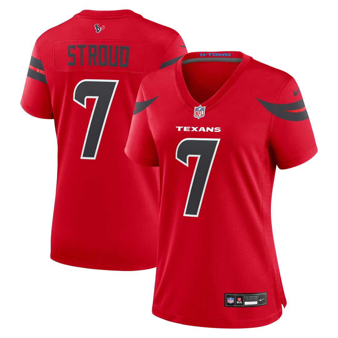 C.J. Stroud Houston Texans Women's Alternate Jersey - Red