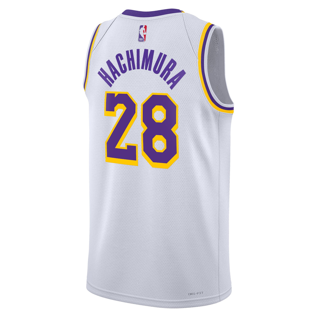 Los Angeles Lakers Jersey - White - Rui Hachimura - Unisex