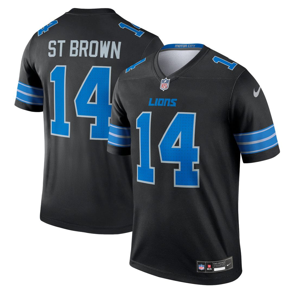 Amon-Ra St. Brown Detroit Lions Legend Player Performance Top - Blue