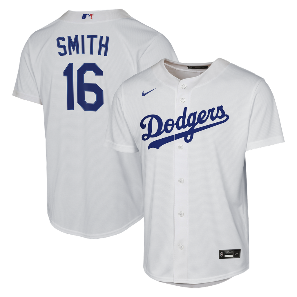Will Smith Los Angeles Dodgers Youth Home Jersey - White