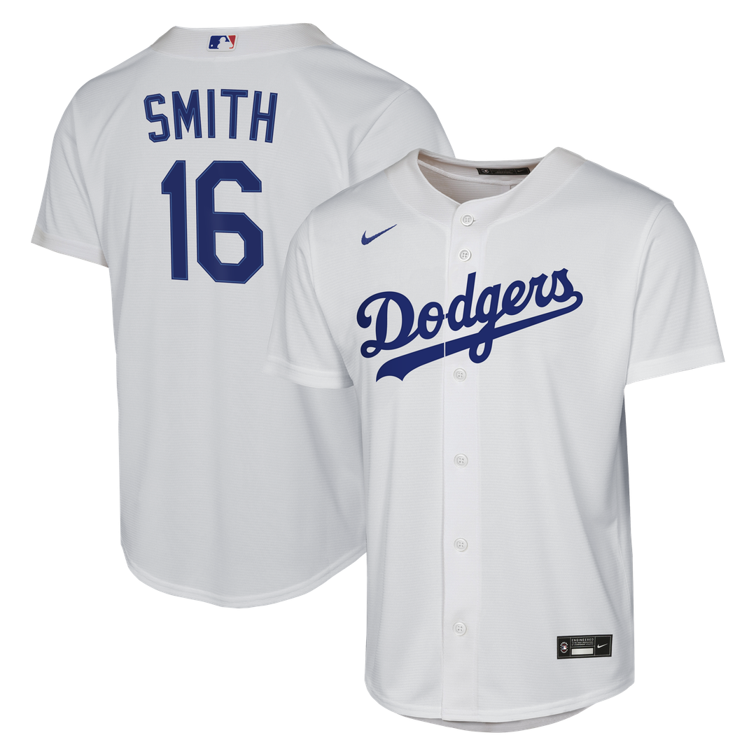 Will Smith Los Angeles Dodgers Youth Home Jersey - White