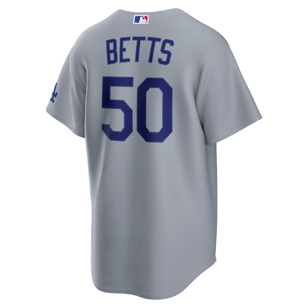 Mookie Betts Los Angeles Dodgers Jersey - Gray