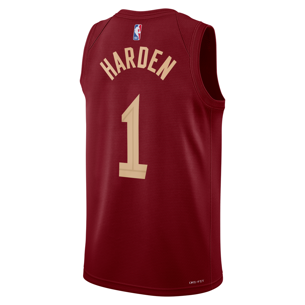 Cleveland Cavaliers Jersey - Wine - James Harden - Unisex