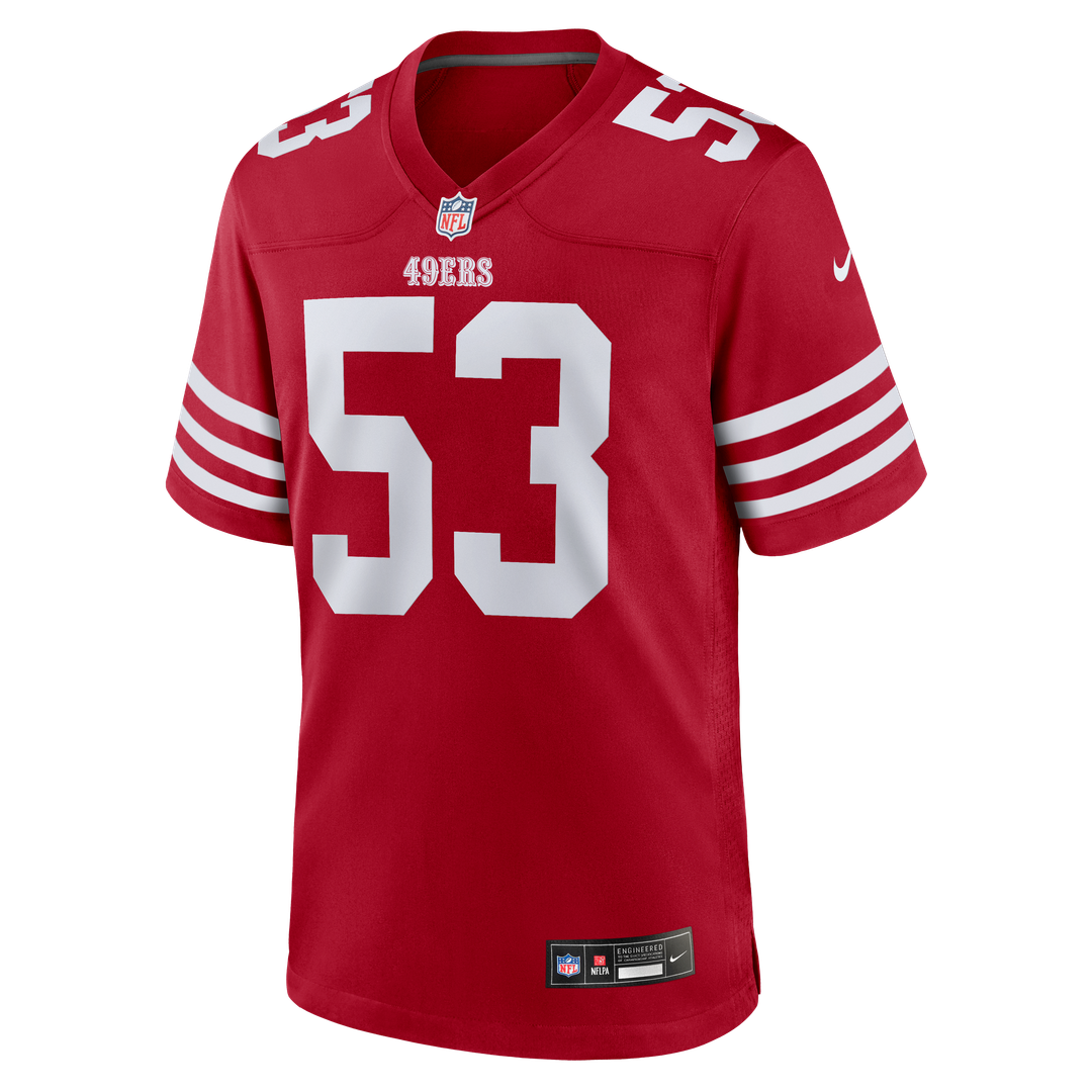 Jaden Dugger III San Francisco 49ers Team Jersey - Scarlet