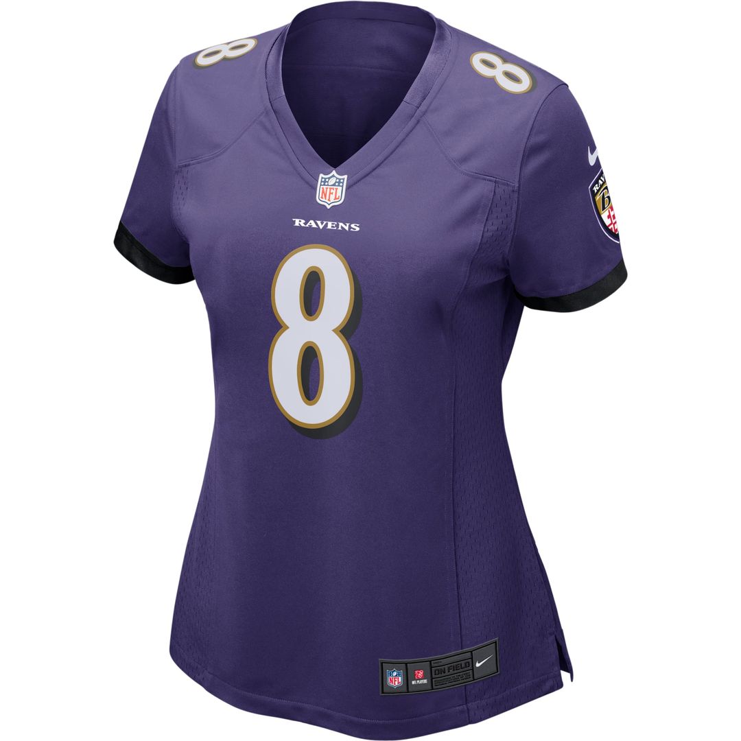Lamar Jackson Baltimore Ravens Women's Jersey - Purple