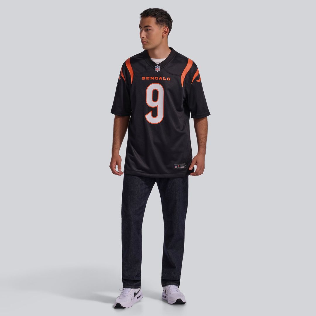 Joe Burrow Cincinnati Bengals Player Jersey - Black