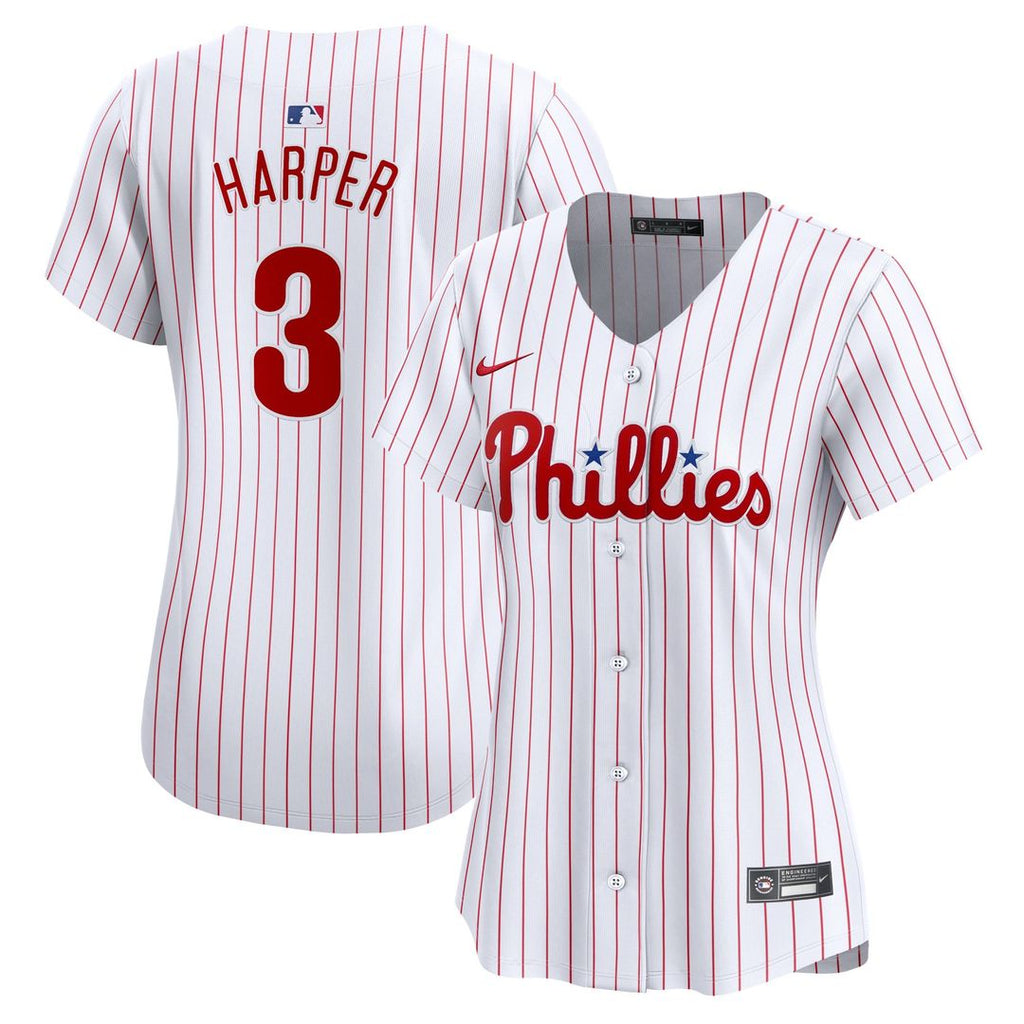 Bryce Harper Philadelphia Phillies Women's Home Jersey - White