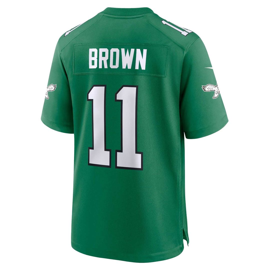 A.J. Brown Philadelphia Eagles Team Jersey - Midnight Green
