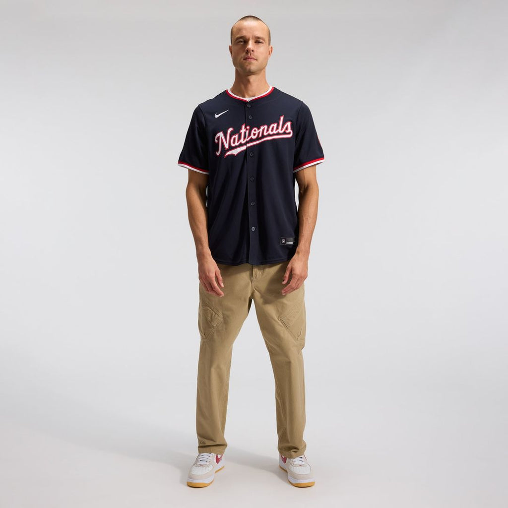 James Wood Washington Nationals Alternate Jersey - Navy