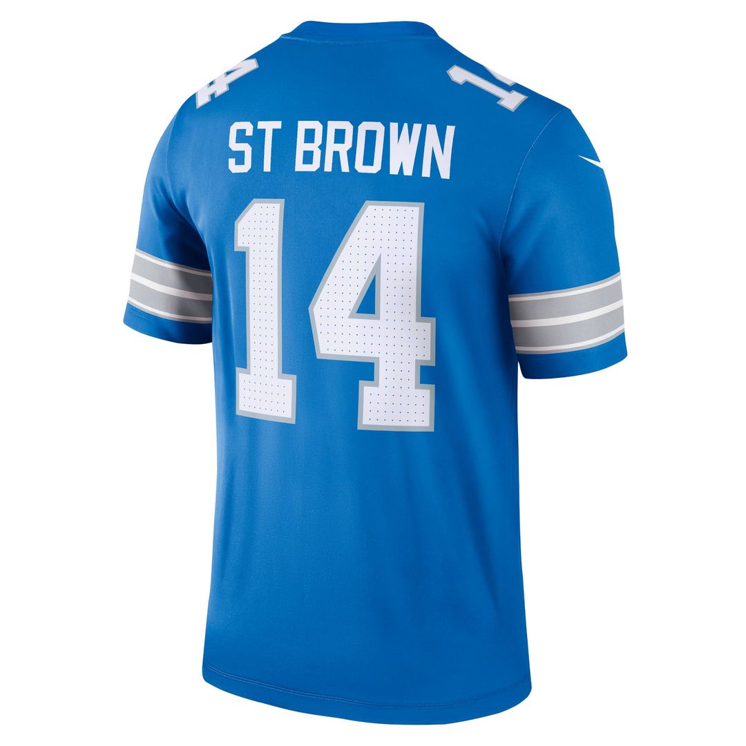 Amon-Ra St. Brown Detroit Lions Legend Player Performance Top - Blue
