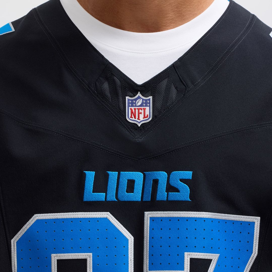Aidan Hutchinson Detroit Lions Alternate Elite Jersey - Black