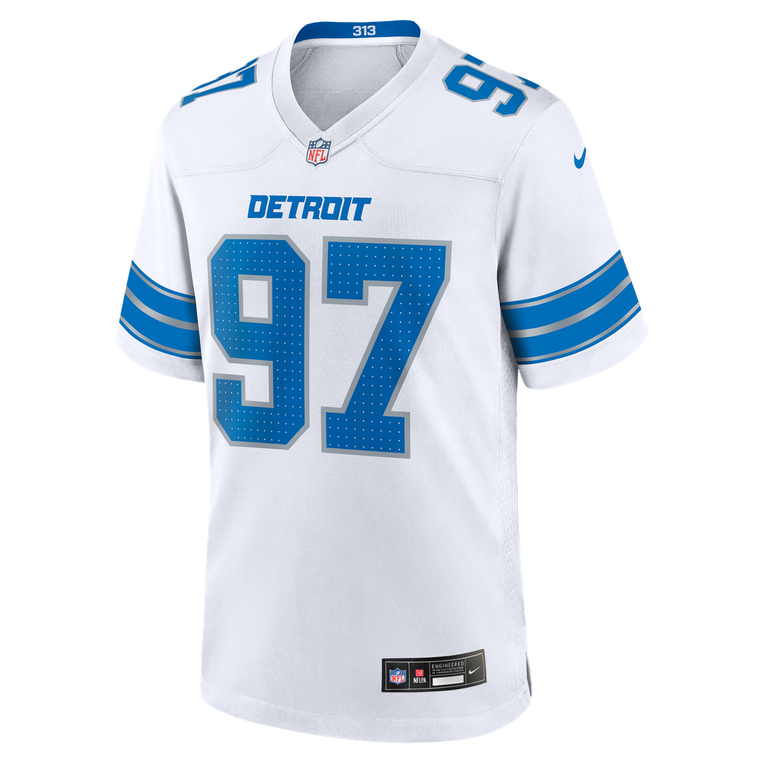 Aidan Hutchinson Detroit Lions Jersey - White
