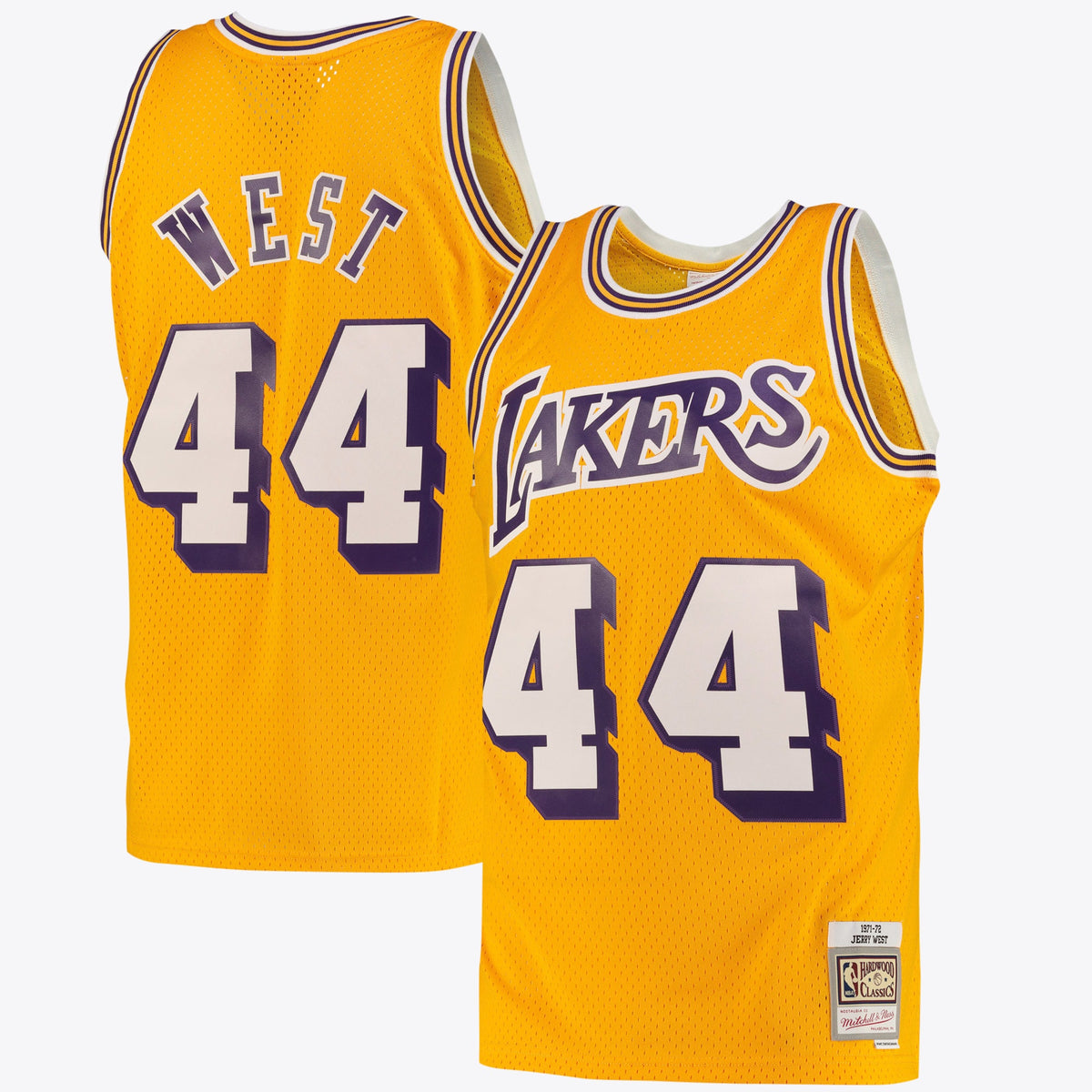 Los Angeles Lakers Jerry West Road Jersey - Light Gold - Mens
