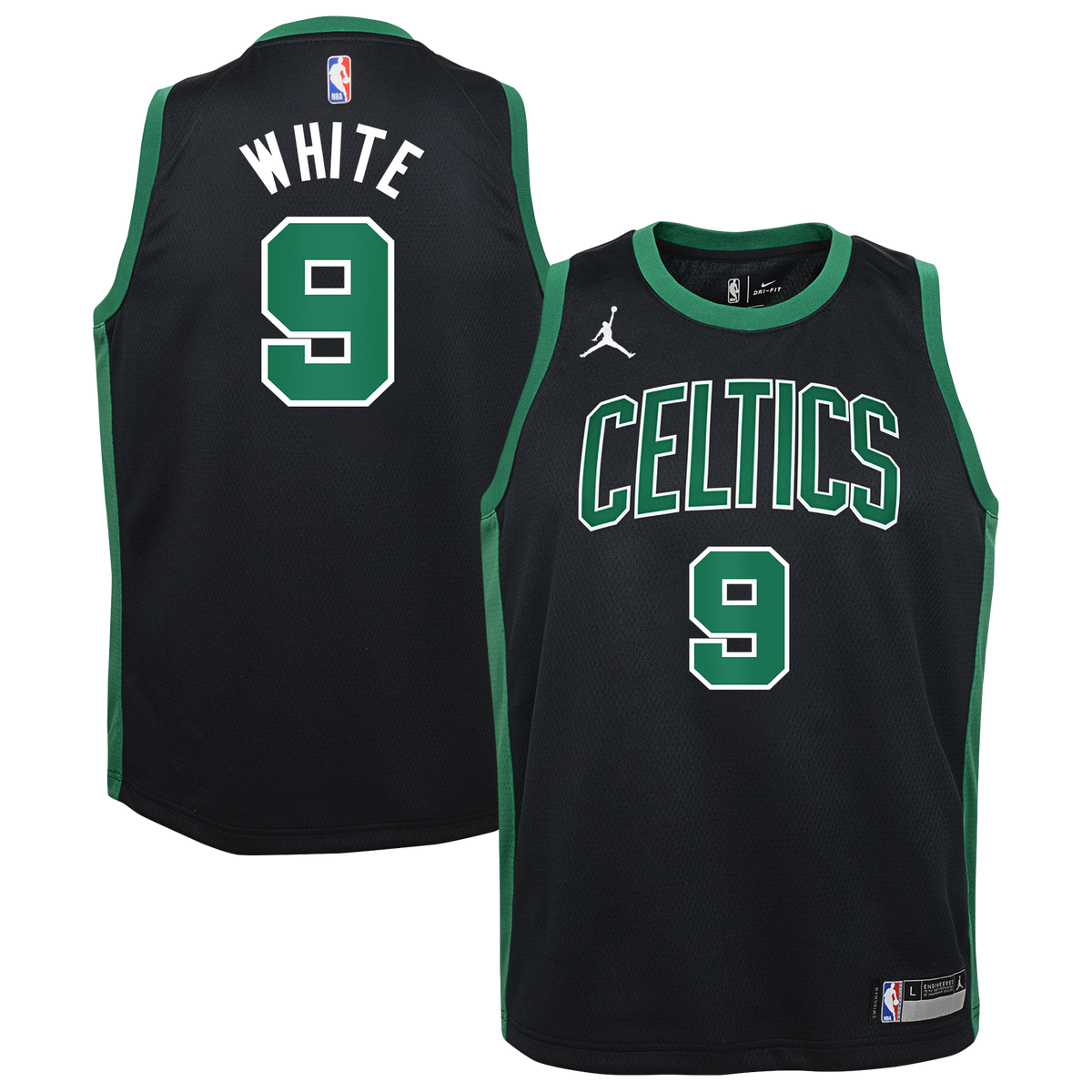 Boston Celtics Jersey - Black - Derrick White - Youth