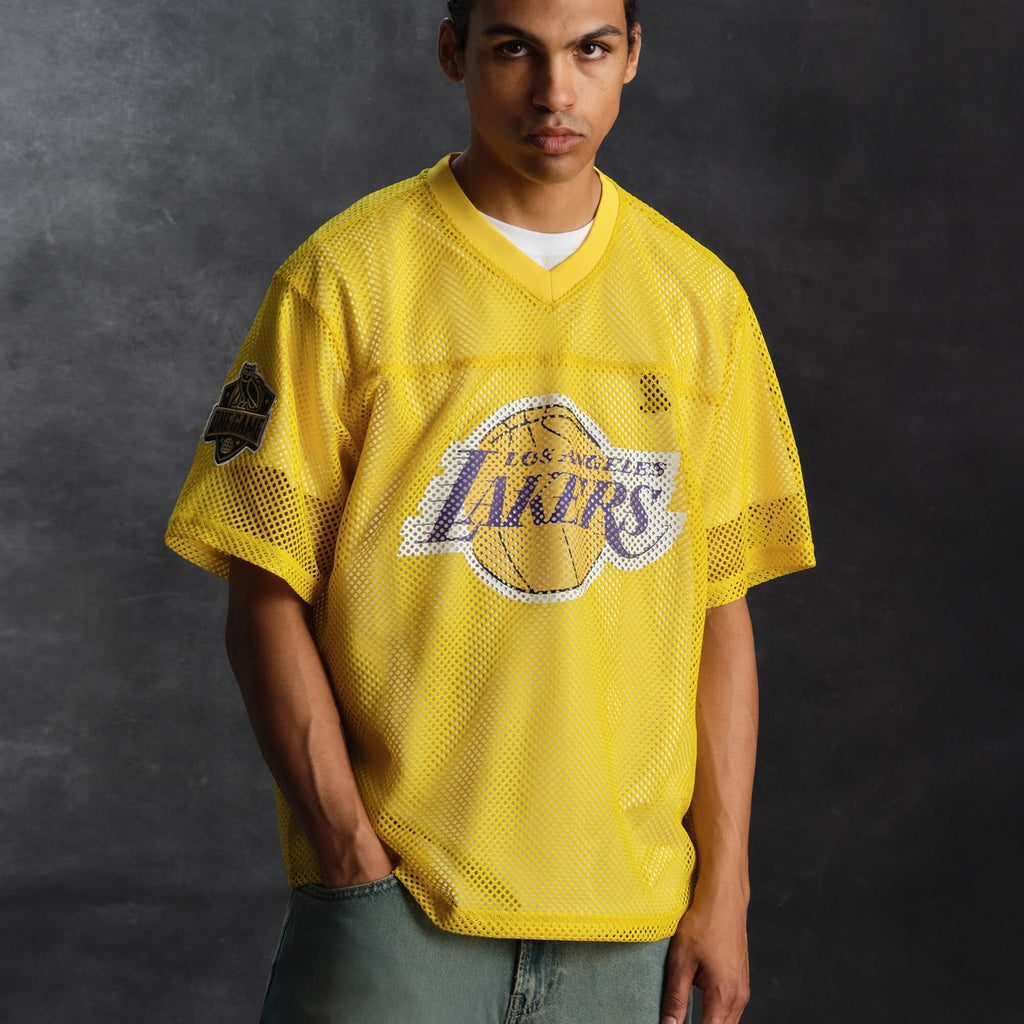 Los Angeles Lakers Mesh Football Jersey - Mens