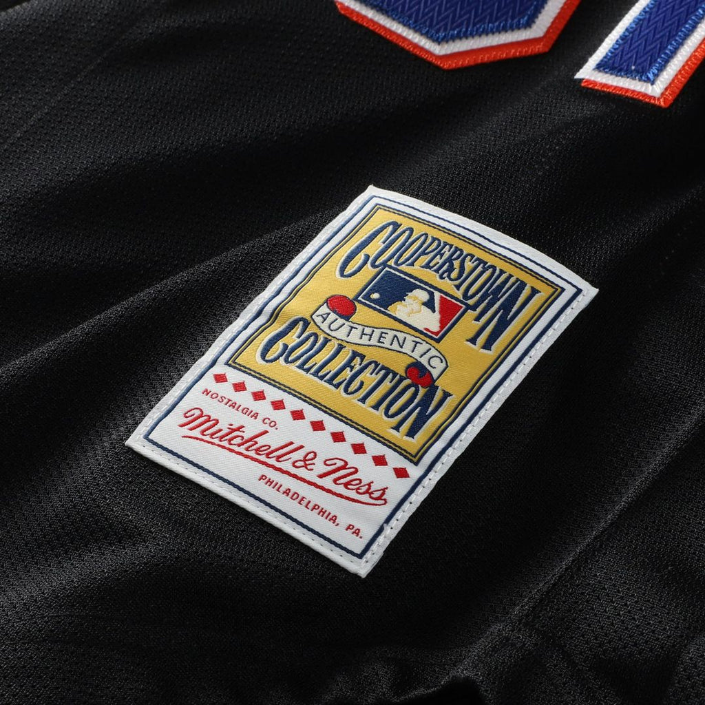 Mike Piazza New York Mets Big & Tall Cooperstown Mesh Jersey - Black