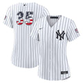 Fourth of July Women's New York Yankees Cody Bellinger White USA 250 Jersey