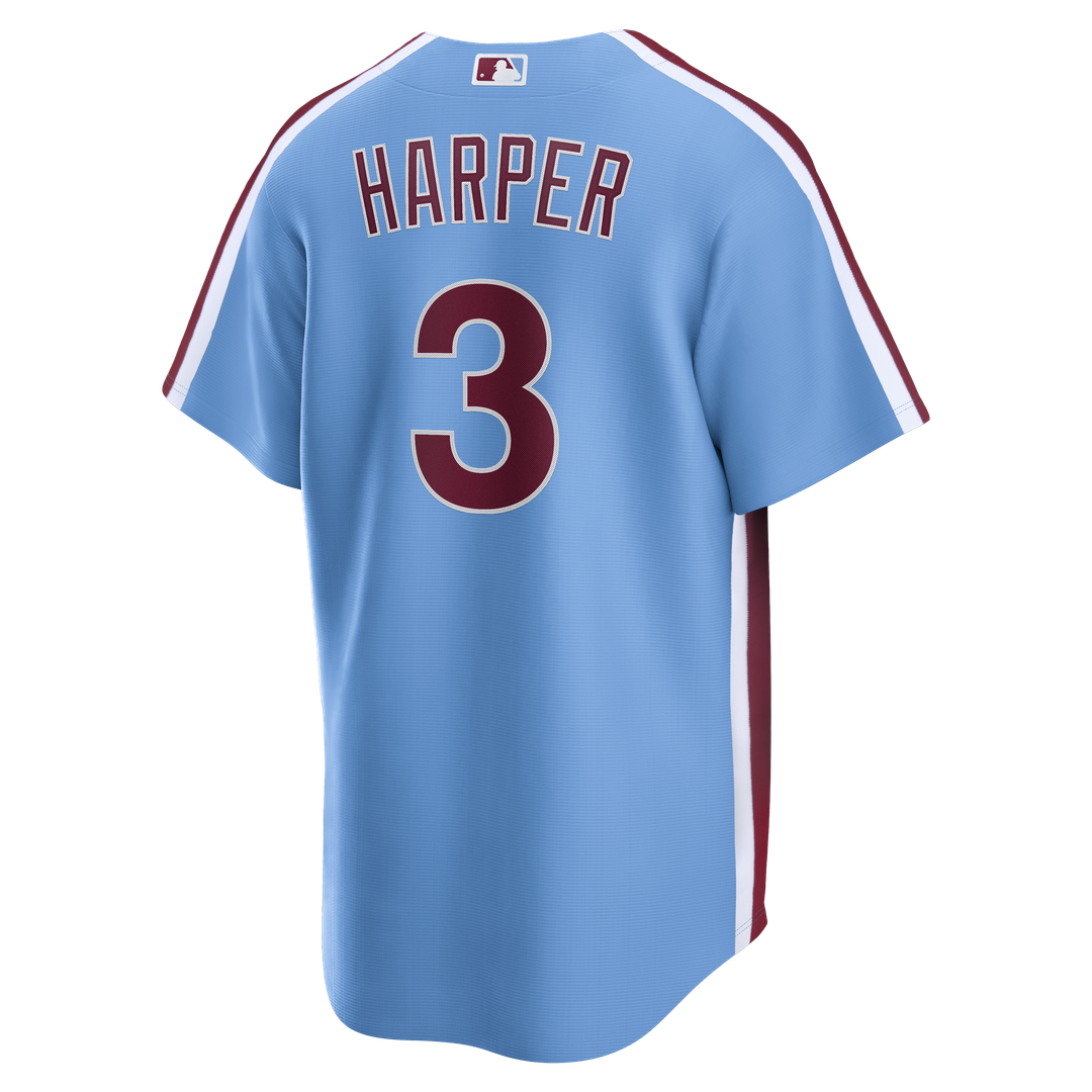 Bryce Harper Philadelphia Phillies Alternate Jersey - Light Blue